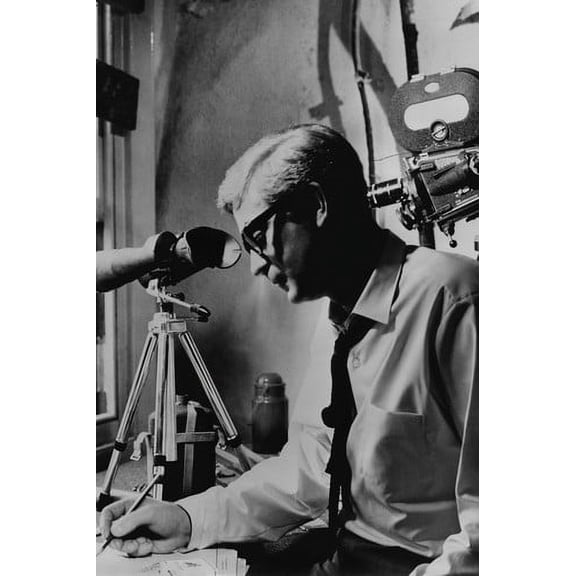 Michael Caine in The Ipcress File with cameras during surveillance operation 24x36 Poster