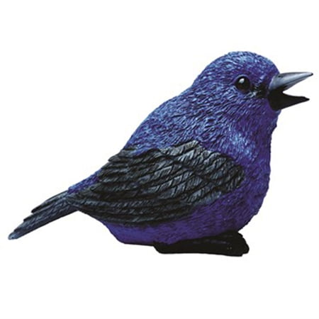 Michael Carr Designs Critter Chirper Collection Indigo Bunting Lawn Figure