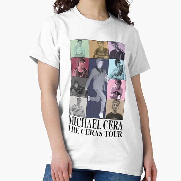 Michael Cera Awkward Comedy Indie Cinema Actor Character Grid T-Shirt
