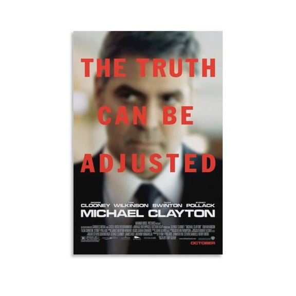 Michael Clayton Movie Poster Posters Art Print Wall Photo Paint Poster Hanging Picture Family Bedroom Decor Gift 16x24inch(40x60cm)