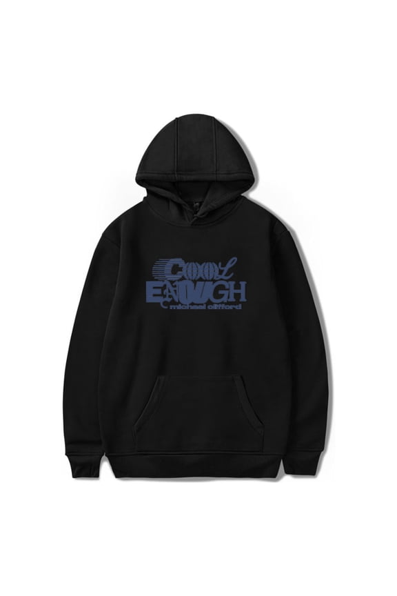 Michael Clifford Cool Enough Bone Merch Hoodie Pockets Drawstring Unisex Hooded Sweatshirt Fashion Clothing