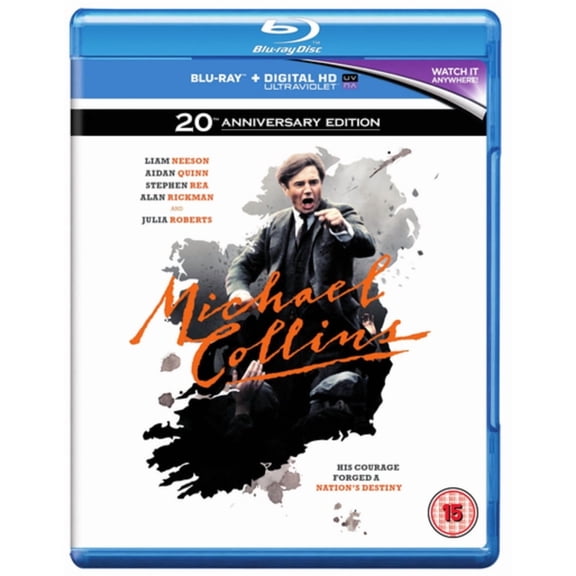 Michael Collins (Blu-ray) Aidan Quinn Alan Rickman Ian Hart Julia Roberts Liam Neeson