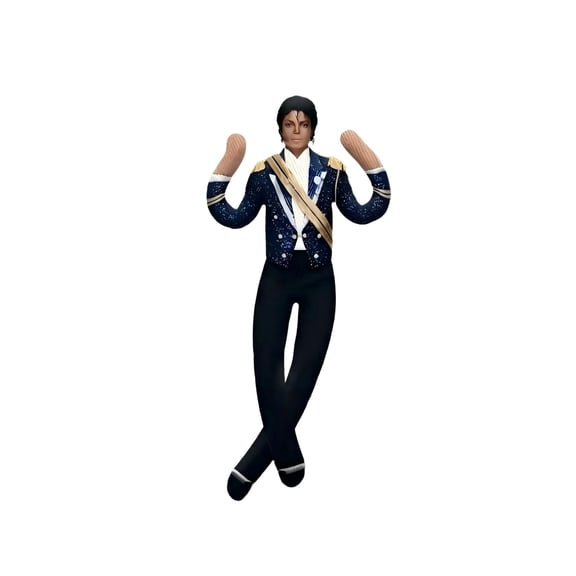 Michael Doll Funny Bendable Plush Figure Custom Pillow Style Poseable Doll Stuffed Toy Gift for M-J Fans B