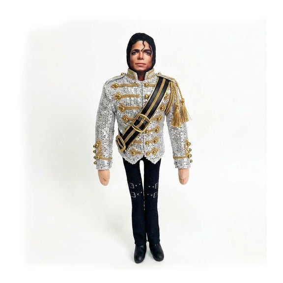 Michael Doll Funny Bendable Plush Figure Custom Pillow Style Poseable Doll Stuffed Toy Gift for M-J Fans P