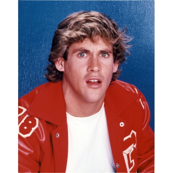 Michael Dudikoff Blue Background Close Up Portrait Photo Print (24 x 30)
