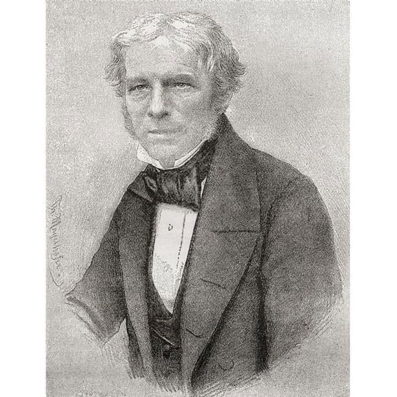 Michael Faraday 1791 Poster Print - 12 x 16