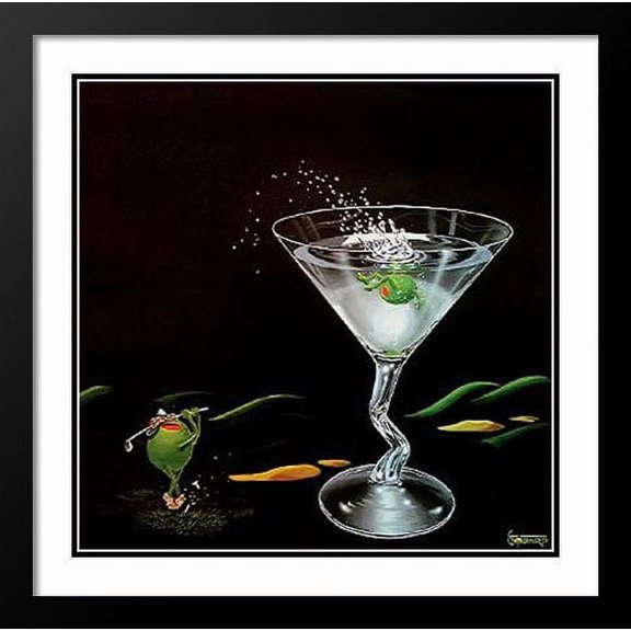Michael Godard Framed and Double Matted Art 21x21 "T'd Off"