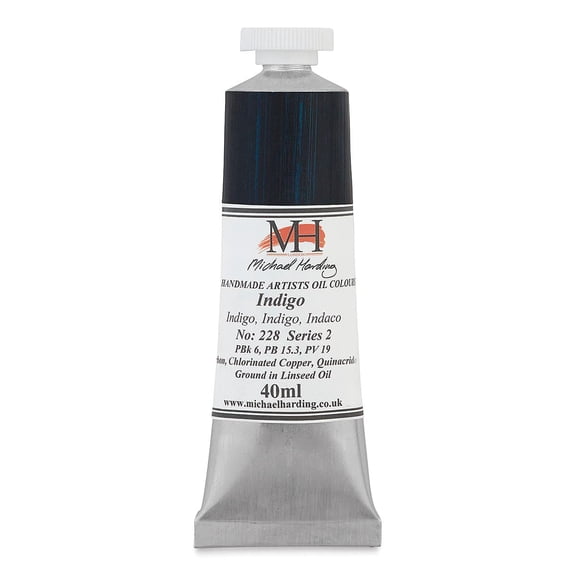 Michael Harding Artists Oil Color Indigo, 40 ml tube