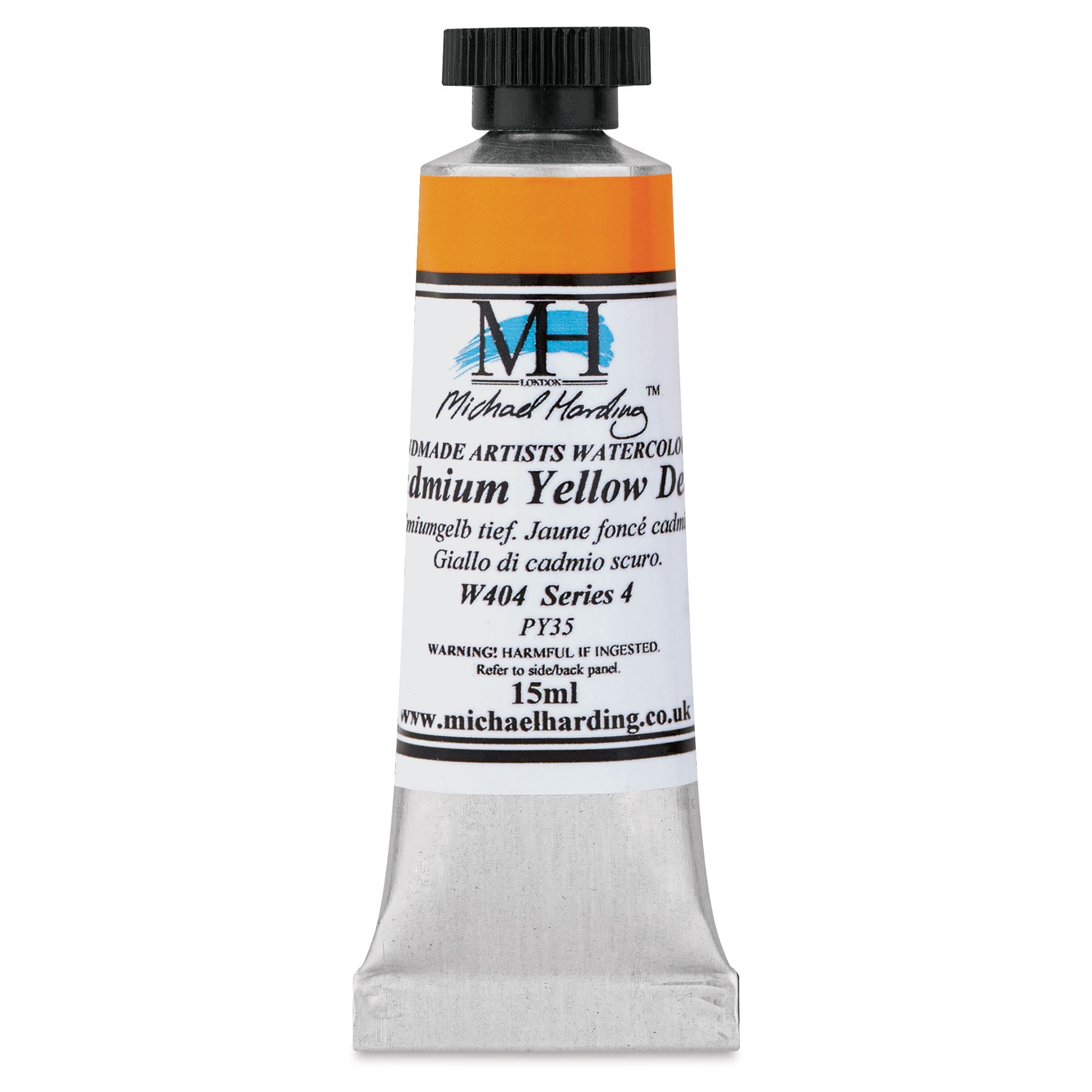 Michael Harding Artists Watercolor - Cadmium Yellow Deep, 15 ml