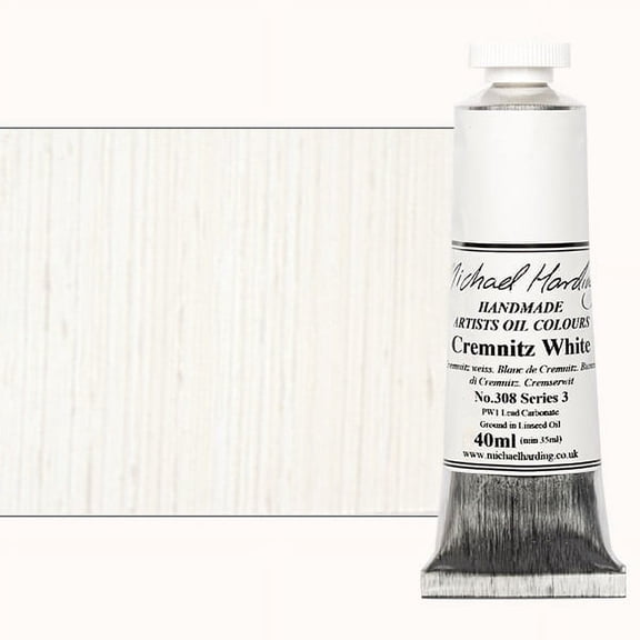 Michael Harding Handmade Artists Oil Color 40ml - Cremnitz White No. 1
