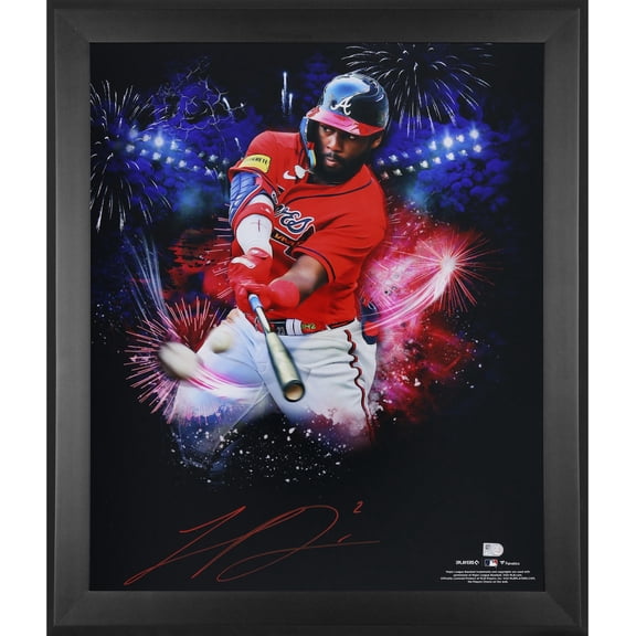 Michael Harris II Atlanta Braves Framed Autographed 20" x 24" In Focus Photograph - Fanatics Authentic Certified