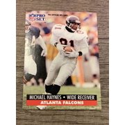 Michael Haynes Atlanta Falcons NFL 1991 Pro Set 95