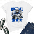 thumbnail image 1 of Michael Irvin The Playmaker Dallas Football 90s Fan Style Unisex T-Shirt V1130418, up to size 5XL, 1 of 2