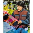 thumbnail image 1 of Michael J. Fox Autographed 16x20 Photo Back To The Future Hoverboard Beckett BAS Witness 209146, 1 of 4