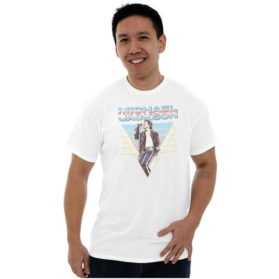 Michael Jackson 90s King of Pop Men's Graphic T Shirt Tees Brisco Brands L