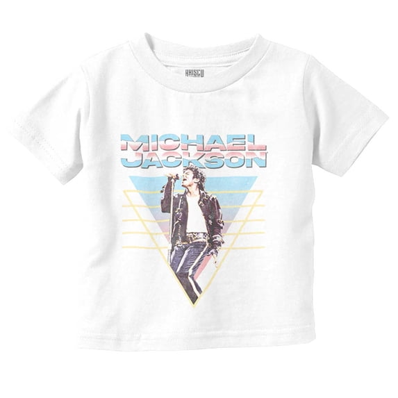 Michael Jackson 90s King of Pop Toddler Boy Girl T Shirt Infant Toddler Brisco Brands 24M