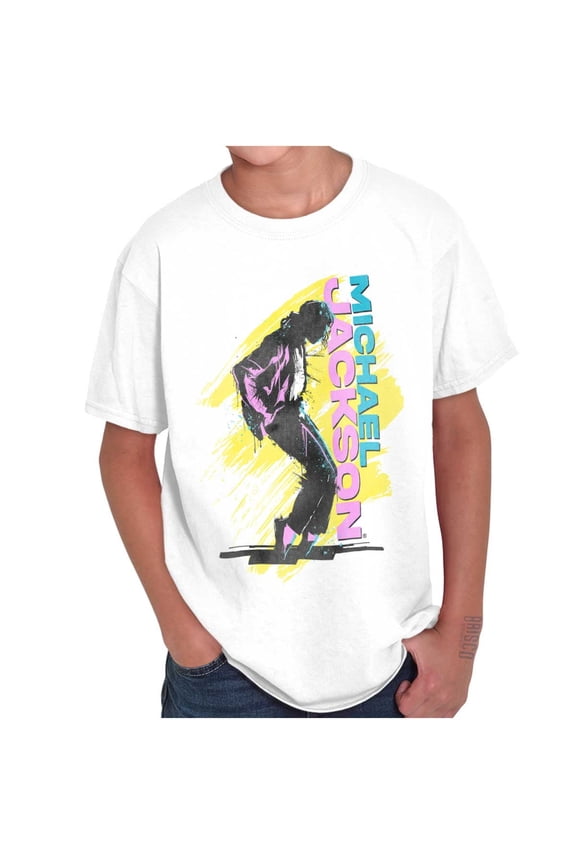 Michael Jackson 90s Toe Stand Dance Crewneck T Shirts Boy Girl Teen Brisco Brands S