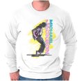 thumbnail image 1 of Michael Jackson 90s Toe Stand Dance Long Sleeve TShirt Men Women Brisco Brands S, 1 of 6
