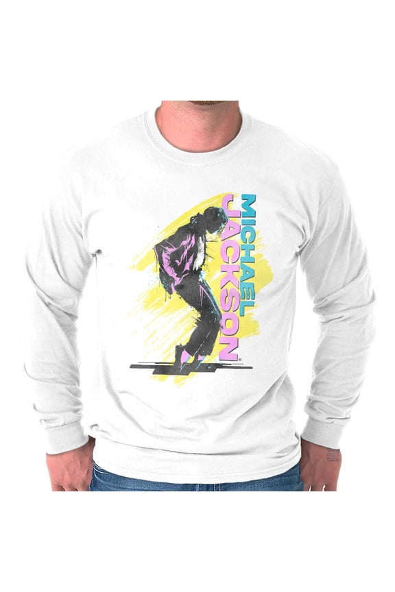 Michael Jackson 90s Toe Stand Dance Long Sleeve TShirt Men Women Brisco Brands S