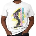 thumbnail image 1 of Michael Jackson 90s Toe Stand Dance Plus Size Crewneck Graphic Tee Shirt Brisco Brands 5X, 1 of 6