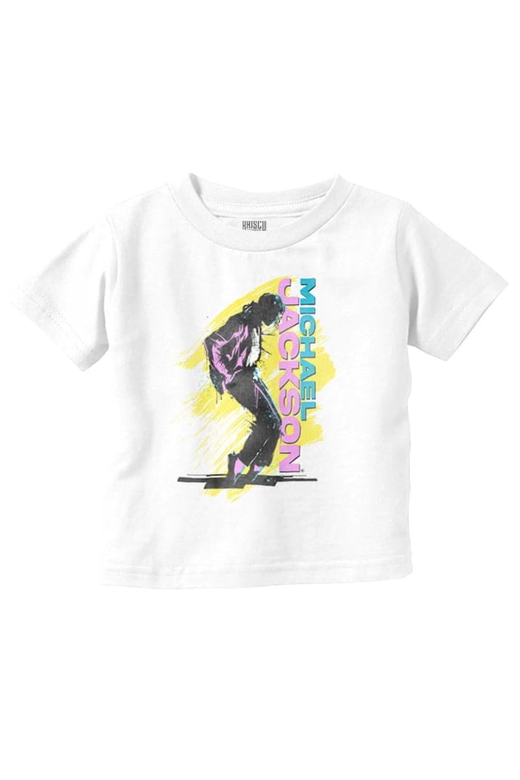 Michael Jackson 90s Toe Stand Dance Toddler Boy Girl T Shirt Infant Toddler Brisco Brands 5T