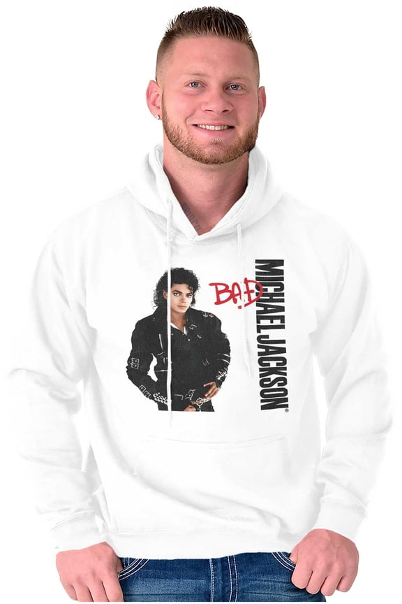 Michael Jackson Bad Album Cover Hoodie Sweatshirt Women Men Brisco Brands L