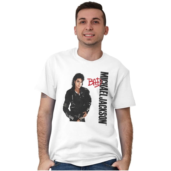 Michael Jackson Bad Album Cover Men's Graphic T Shirt Tees Brisco Brands X