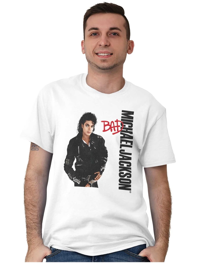 Michael Jackson Bad Album Cover Plus Size Crewneck Graphic Tee