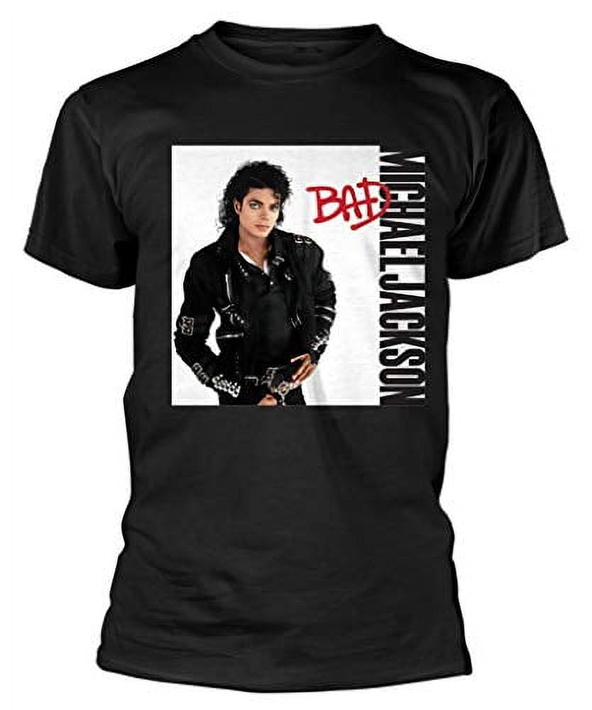 Michael Jackson 'Bad' (Black) T-Shirt (Large) - Walmart.com