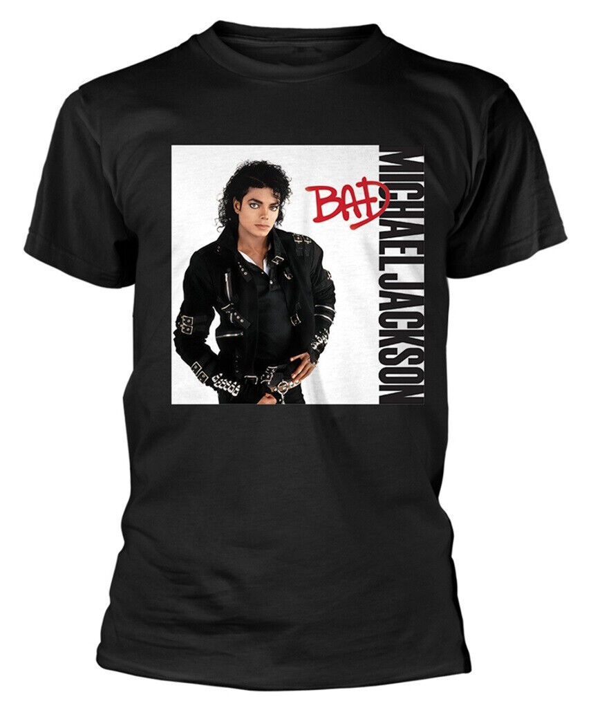 Michael Jackson Bad Black TShirt NEW OFFICIAL