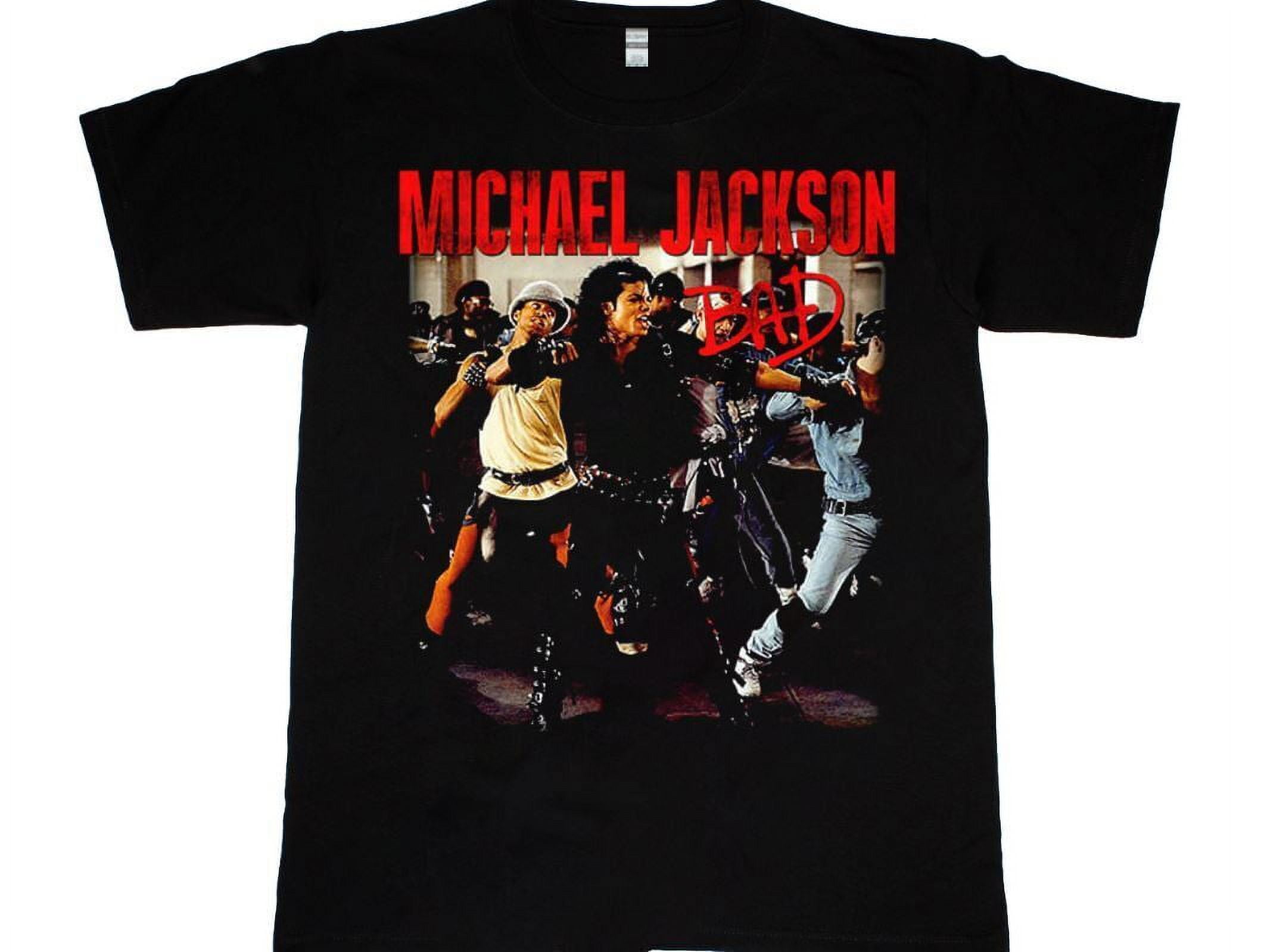 Michael Jackson Bad Photo, Dance Photo, Heal the World, Tour 1988 T-Shirt  New - Walmart.com