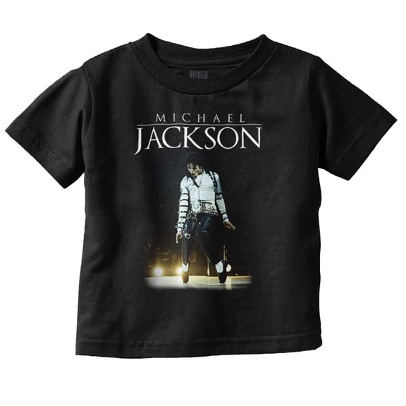 Michael Jackson Bad Tour Toe Stand Toddler Boy Girl T Shirt Infant Toddler Brisco Brands 2T