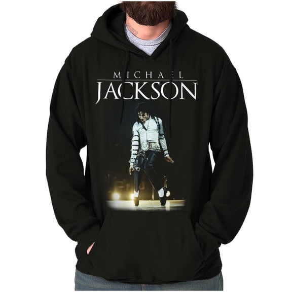 Michael Jackson Bad Tour Toe Stand Unisex Plus Fleece Graphic Hoodie Brisco Brands 4X