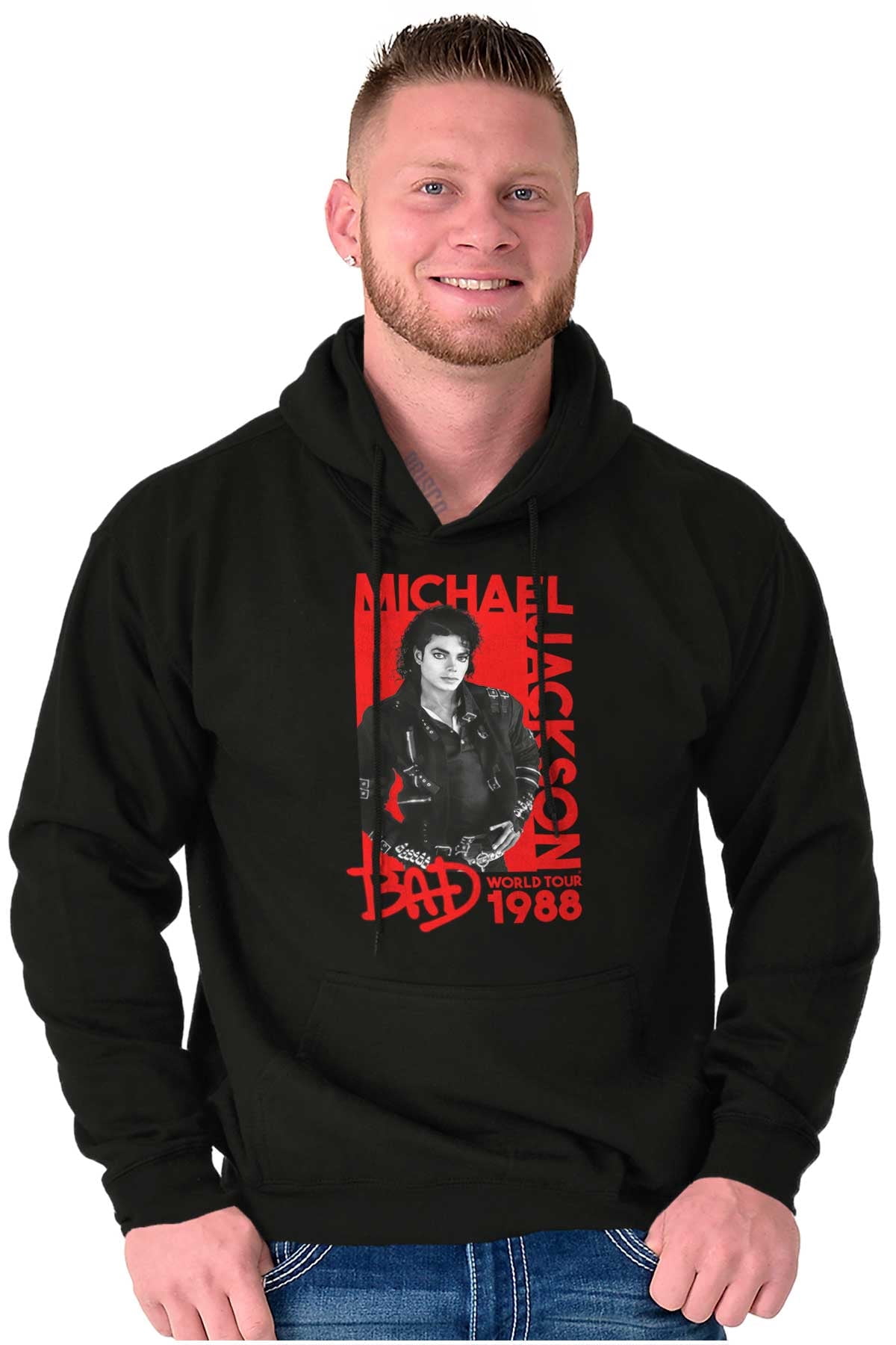 Michael Jackson Bad World Your 1988 Unisex Plus Fleece Graphic