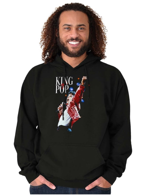 Beat It King o f Pop Graphic Pullover Hoodie Brisco Brands S