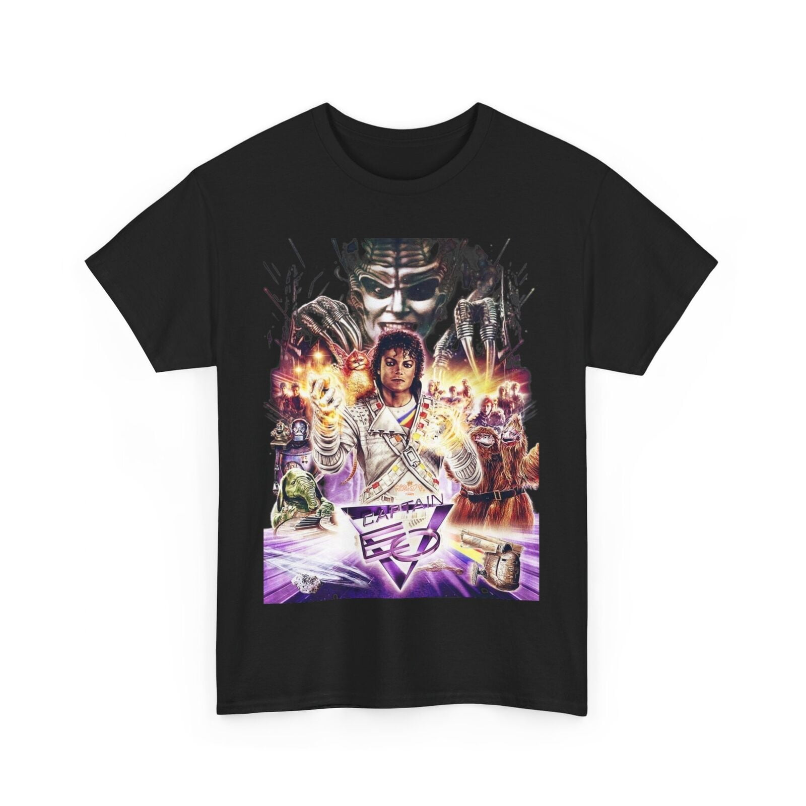Michael Jackson Captain EO 1986 Musical T Shirt Unisex Heavy Cotton Tee