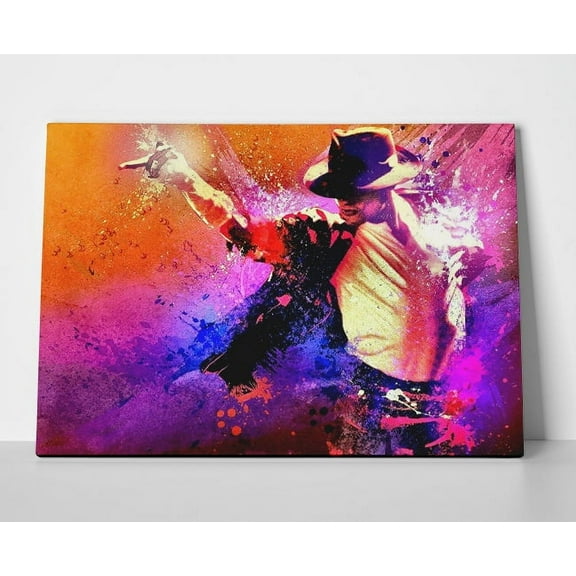 Michael Jackson Dance Poster or Wrapped Canvas