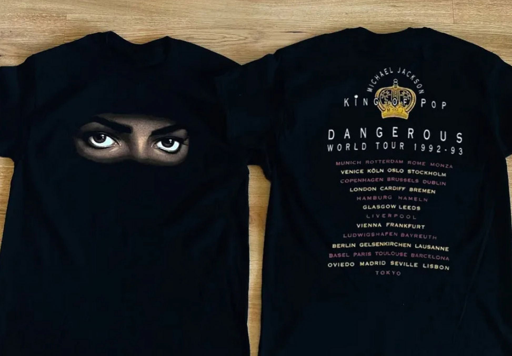 Michael Jackson Dangerous World Tour 1992-93 Unisex T-Shirt Michael Jackson Dangerous World Tour 1992-93 Unisex T-Shirt