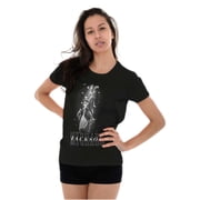 Michael Jackson Iconic King of Pop Womens Slim Fit Graphic Tee Brisco Brands S