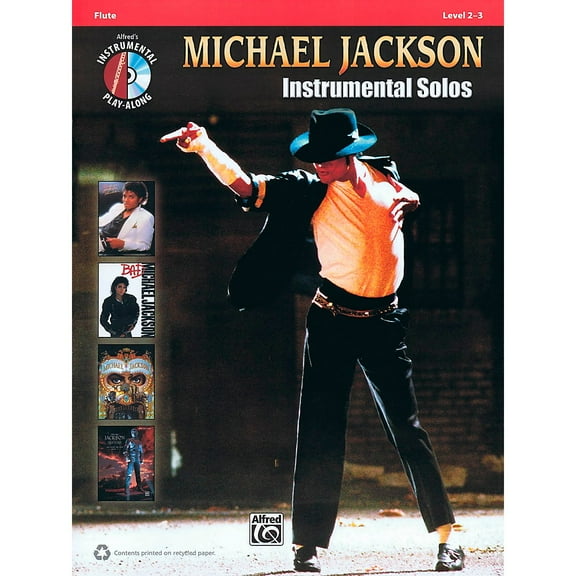 Michael Jackson Instrumental Solos: Flute, Book CD