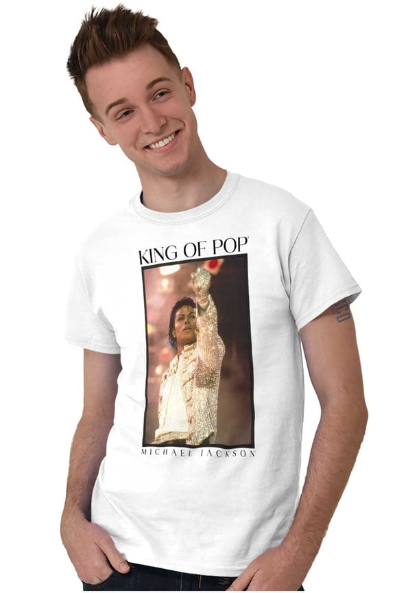 Michael Jackson King of Pop HIStory Men's Graphic T Shirt Tees Brisco Brands L
