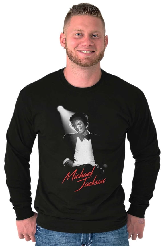 King of Pop Spotlight Plus Size Long Sleeve Graphic Tee Shirt Brisco Brands 3X