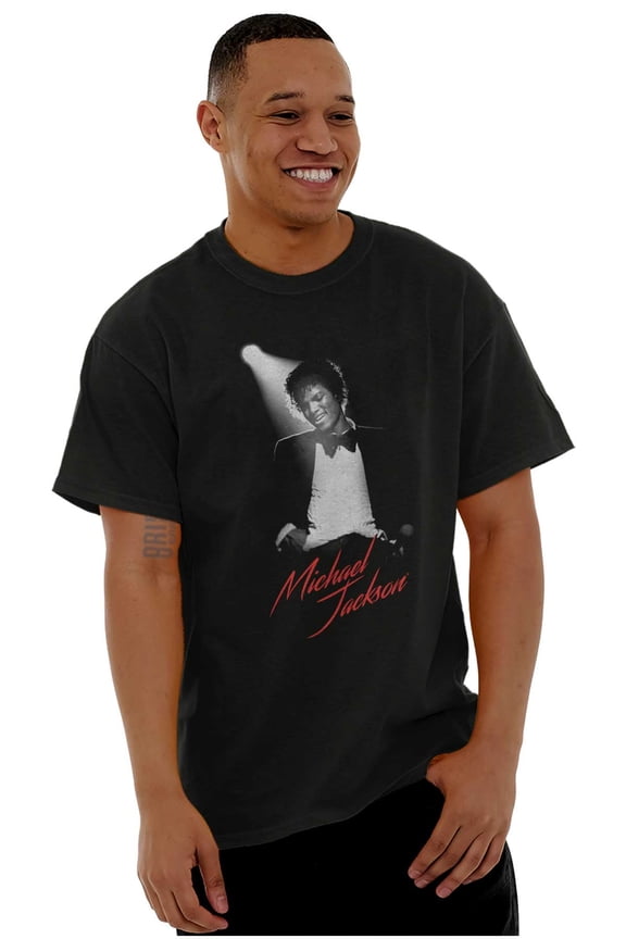 King of Pop Spotlight Plus Size Crewneck Graphic Tee Shirt Brisco Brands 3X
