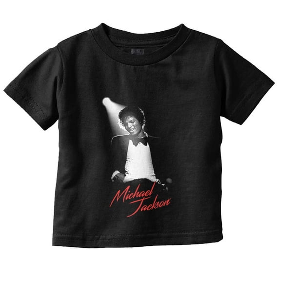 Michael Jackson King of Pop Spotlight Toddler Boy Girl T Shirt Infant Toddler Brisco Brands 6M