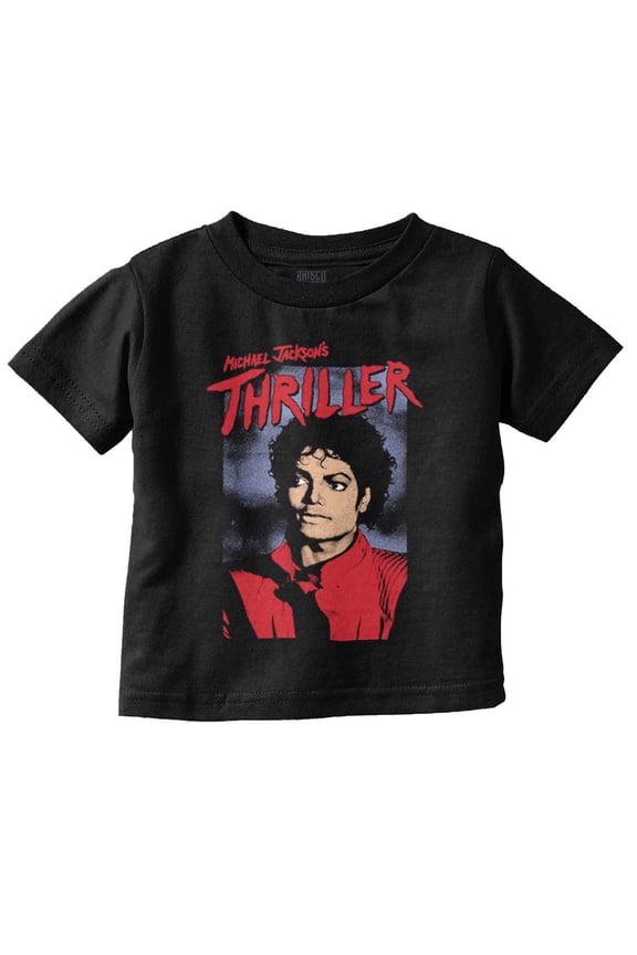 Michael Jackson King of Pop Thriller Toddler Boy Girl T Shirt Infant Toddler Brisco Brands 4T