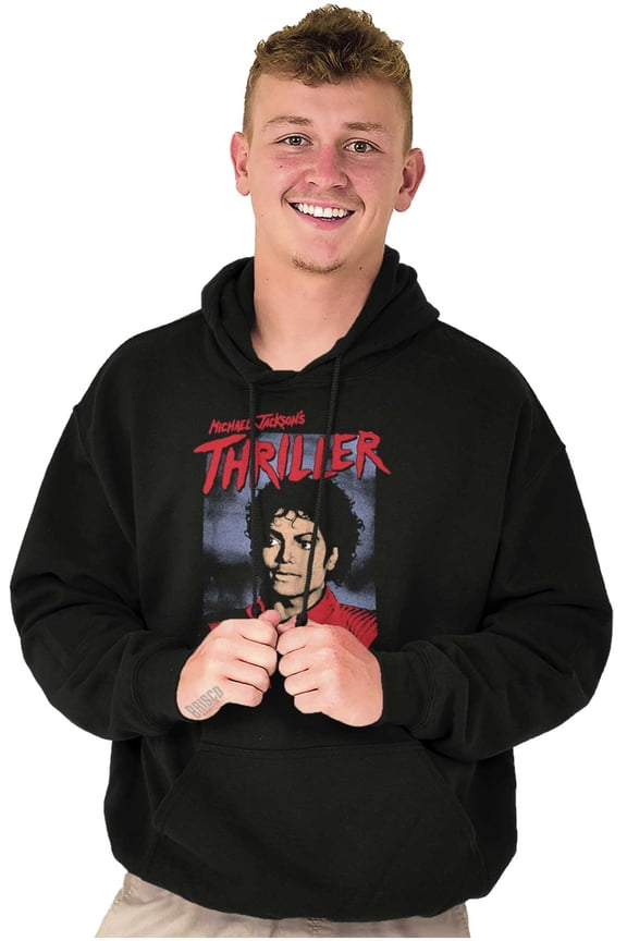 Michael Jackson King of Pop Thriller Unisex Plus Fleece Graphic Hoodie Brisco Brands 5X