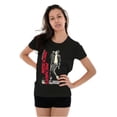 thumbnail image 1 of Michael Jackson King of Pop Toe Stand Womens Slim Fit Graphic Tee Brisco Brands S, 1 of 5