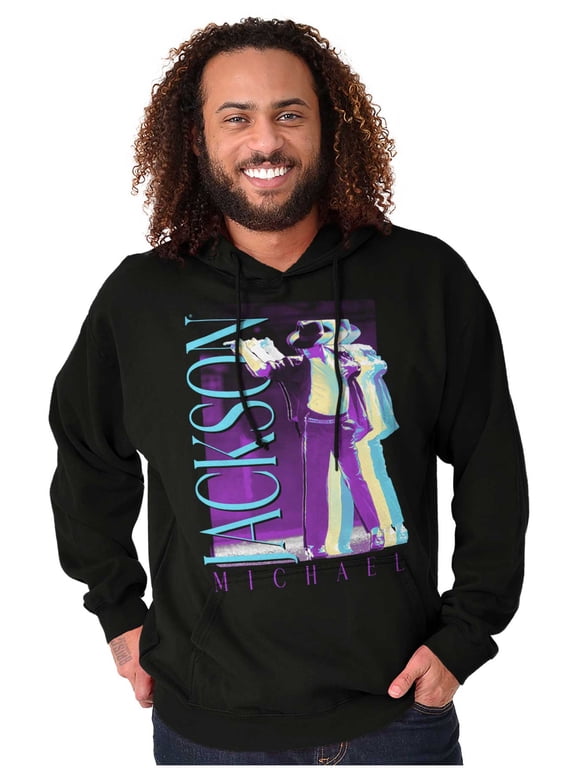 MJ Dance Glitch Graphic Pullover Hoodie Brisco Brands S