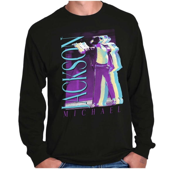 Michael Jackson MJ Dance Glitch Long Sleeve TShirt Men Women Brisco Brands M