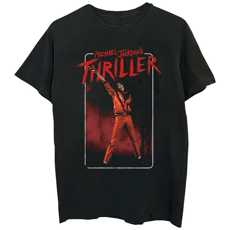 kæmpe par Bloodstained Michael Jackson Men's MJ Thriller T-shirt Medium Black - Walmart.com